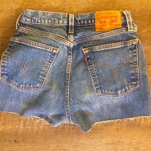 Levi’s 501 high rise shorts